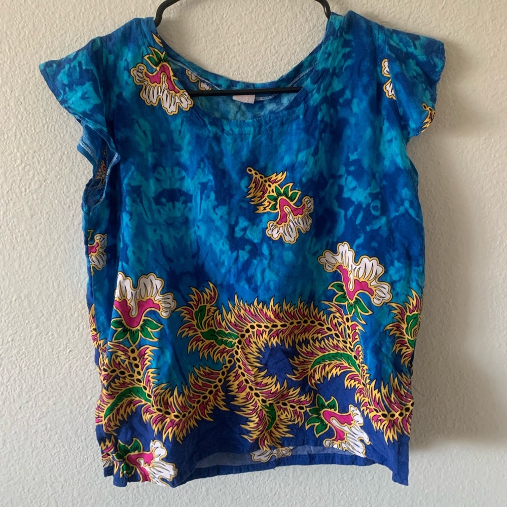 Beautiful floral mercy chings top